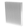 Aluminium Alloy Heat Diffuse Heat Sink Cooling Fin 120x100x18mm Radiator Cooling - intl