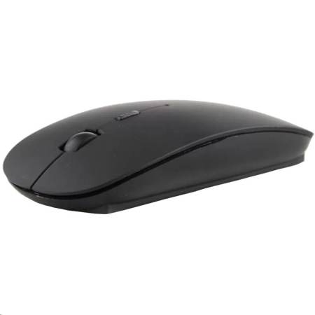 ampkoเม้าส์ไร้สาย รุ่น Slim Wireless Mouse Mice 2.4Ghz 1600dpi - Black