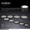 Andoer 40.5มม UV+CPL+Star8+ใกล้ชิด(+1+2+4+10)การถ่ายภาพรังสีอุลตราไวโอเล็ตตัวกลมขั้วดาว 8จุดมหัพภาคโคลสอัพฟิลเตอร์เลนส์สำหรับ Canon Nikon Sony DSLRเลนส์กล้อง