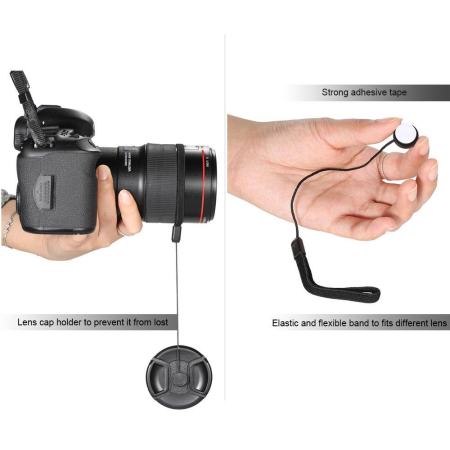 Andoer 55mm Filter Kit (UV+CPL+FLD) + Nylon Carry Pouch + Lens Cap + Lens Cap Holder + Lens Hood + Lens Cleaning Cloth - intl