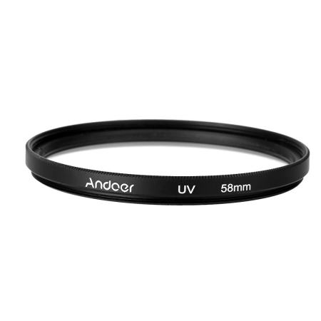 Andoer 58 มิลลิเมตร UV + CPL + Close - Up + 4 ดาว + 8 จุดกรองฟิลเตอร์ทรงกลมชุดวงกลมตัวกรองโพลาไรซ์ปิดแมโคร 8 จุดกรองพร้อมถุงสำหรับ Nikon Canon Pentax Sony DSLR Camera - INTL