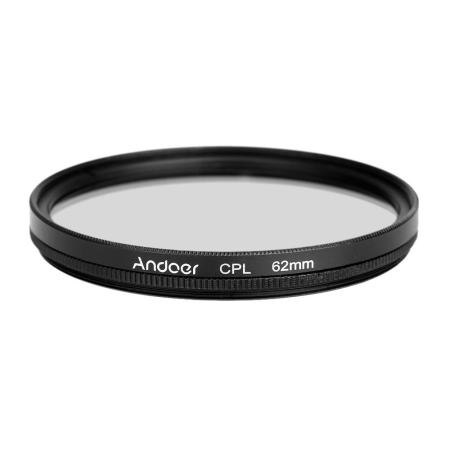 Andoer 62 มิลลิเมตร UV + CPL + Close - Up + 4 ดาว + 8 จุดกรองฟิลเตอร์ทรงกลมชุดวงกลมตัวกรองโพลาไรซ์ปิดแมโคร 8 จุดกรองพร้อมถุงสำหรับ Nikon Canon Pentax Sony DSLR Camera - INTL