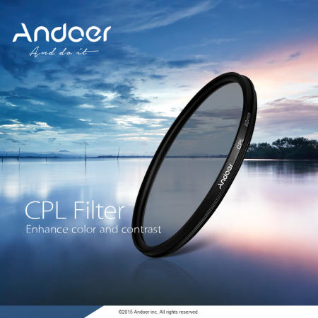 Andoer 67mm UV+CPL+ND8 Circular Filter Kit Circular Polarizer Filter ND8 Neutral Density Filter with Bag for Nikon Canon Pentax Sony DSLR Camera (Intl)