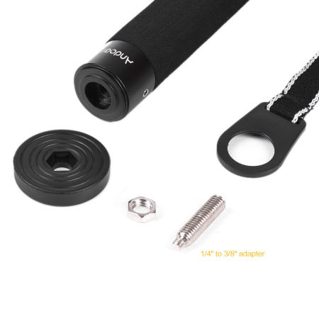 Andoer A-555 6คนส่วนผสมอะลูมิเนียมแบบพกพาขนาดเล็กถ่ายติดพวกโมโนพ็อดUnipod สำหรับ Nikon Canon Sony Pentax กล้องแม็กซ์ โหลด 10กก./22ปอนด์