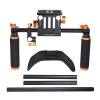 Andoer DSLR Camera Camcorder Shoulder Rig Handheld Stabilizer Movie Film Making System with 15mm Rail Rod for Canon Nikon D6300 D6000 Sony A7 to Mount Matte Box Follow Focus - intl