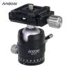 Andoer MT-C1 ขนาดกะทัดรัดขาตั้งกล้องหัวอะแดปเตอร์ 360 ° อลูมิเนียมอัลลอยด์จานด่วน - INTL