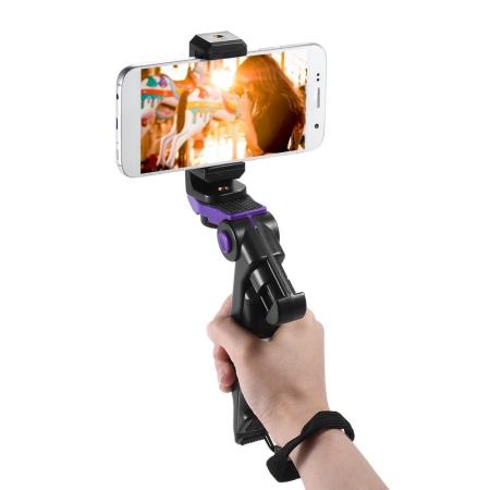 สากลมินิขาตั้งกล้องขาตั้งมือถือยึดเกาะ Stabilizer พร้อมสมาร์ทโฟนที่ปรับได้สำหรับ iPhone 7 พลัส/ 7/6/6 พลัส/6 วินาที/สำหรับ Samsung Galaxy S7/S6 - นานาชาติ