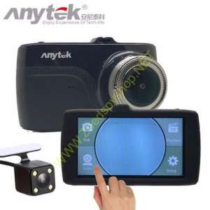 กล้องติดรถยนต์ ANYTEK G67 กล้องหน้า-หลัง จอทัชสกรีน CHIPSET NOVATEK 96655+SENSOR SONY IMX323