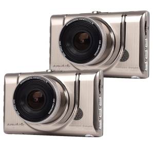 Anytek กล้องติดรถยนต์ รุ่น A100+ Plus(แพ็คคู่)WDR Novatek96650+Sensor AR0330 Full HD 1080P Original-(สีทอง)