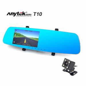 Anytek กล้องติดรถยนต์ รุ่น T10 แบบกระจกมองหลัง Full HD 1080P 2กล้อง กล้องหน้า-กล้องหลัง จอภาพ 5นิ้ว (Original) ขาย Anytek กล้องติดรถยนต์ รุ่น T10 แบบกระจกมองหลัง Full HD 1080P 2กล้อง กล้องหน้า-กล้องหลัง จอภาพ 5นิ้ว (Original)