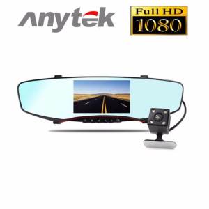 Anytex กล้องติดรถยนต์ รุ่น T-2 กล้องหน้า-หล้ง (WDR) 170 องศา Full HD