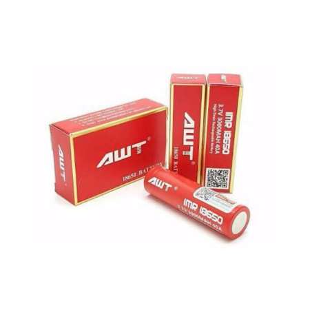  AWT IMR18650 3000mAh (Red) 40A  