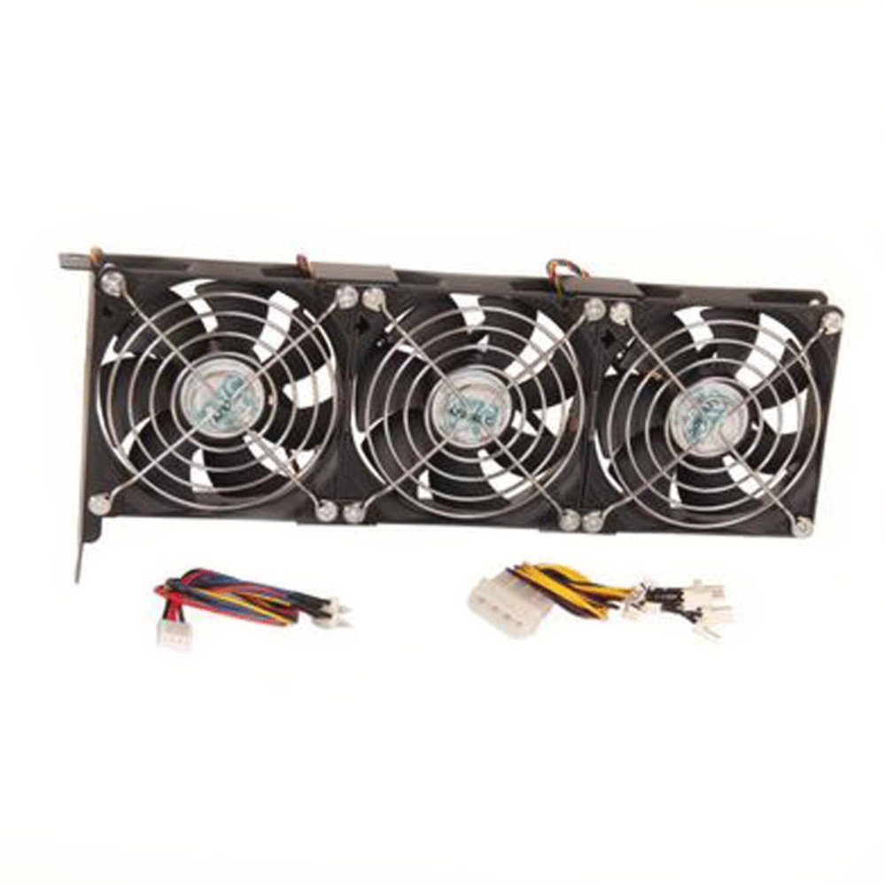 BB Shop PCI Slots CPU Cooler Fanพัดลมระบายความร้อนคอม พัดลมการ์ดจอ Video Card Fan Pc พัดลม3*9CM