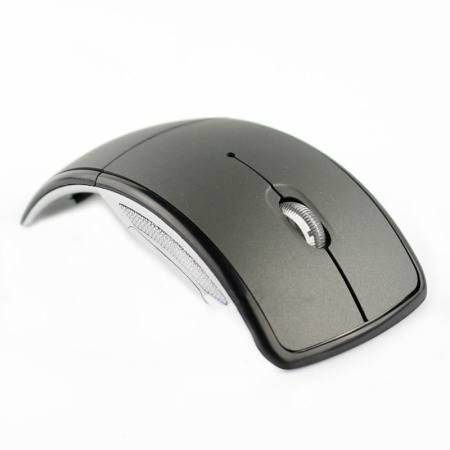 Best Wireless Mouse Foldable Mice USB 2.4Ghz Snap-in Transceiver MG0001-Grey