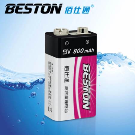  BESTON ถ่านชาร์จ 9V 800 mAh NIMH Rechargeable Battery1ก้อน 