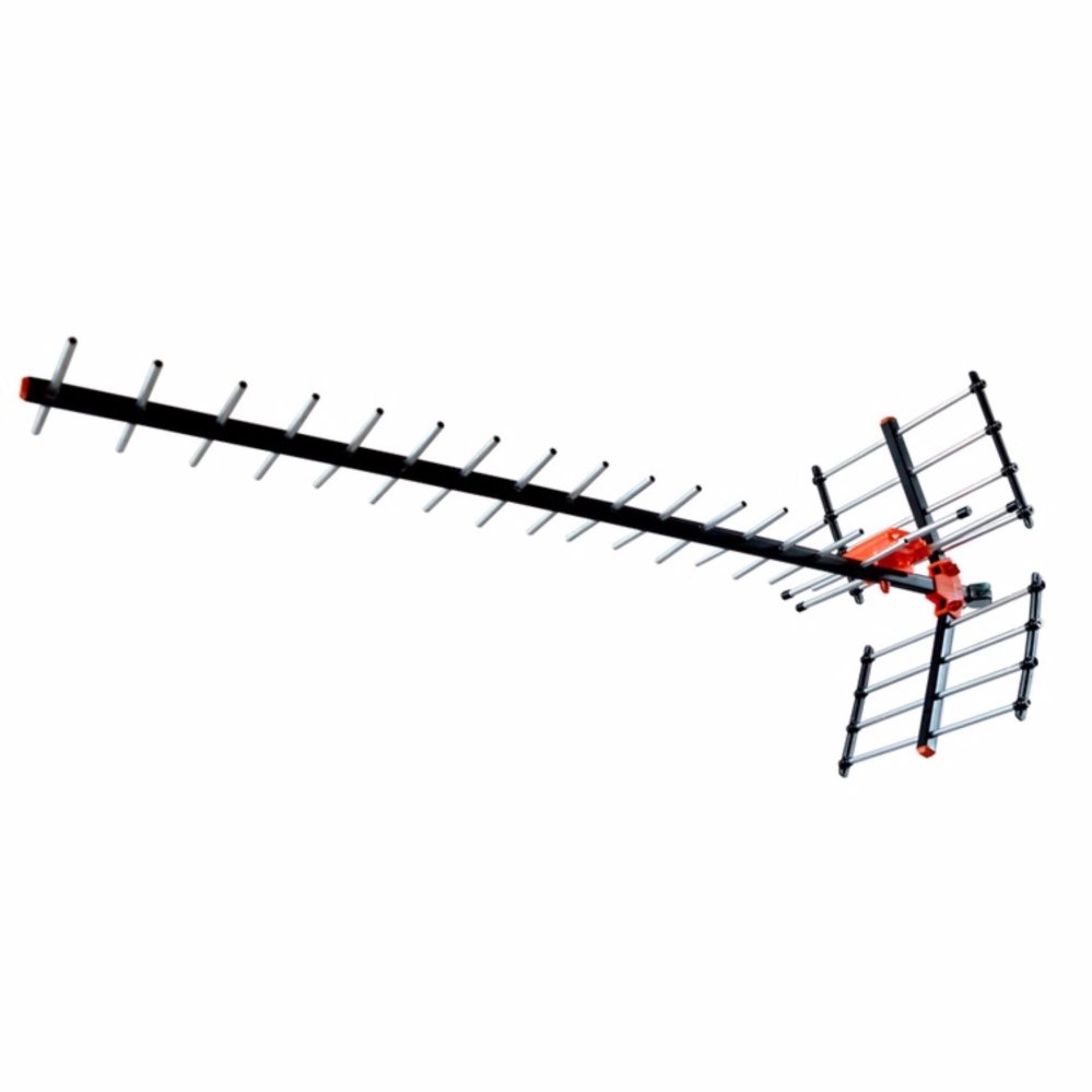 Beta เสาอากาศดิจิตอลทีวี สำหรับภายนอกอาคาร มีก้านรับ พร้อมสาย RG6  20 เมตร  รุ่น ANHD-27E