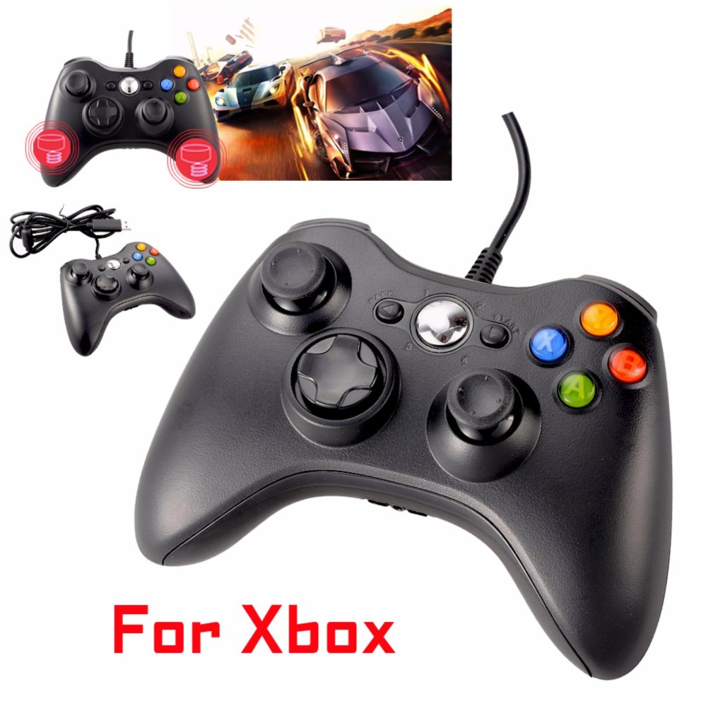 รีวิว Black Wired Game Controller Gamepad Joystick for Xbox 360 Allen
