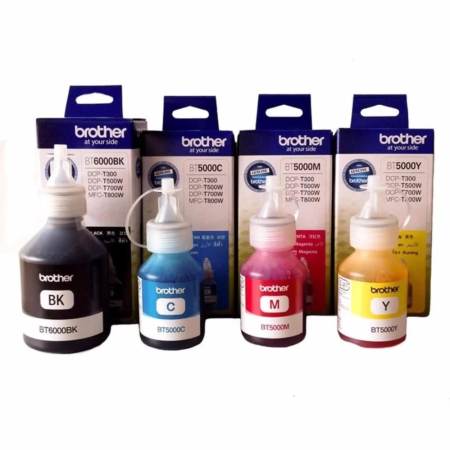 Brother Ink BT6000BK,BT5000C,BT5000M,BT5000Y for T300/T500W/T700W/T800W หมึกแท้พร้อมกล่อง Brother Ink BT6000BK,BT5000C,BT5000M,BT5000Y for T300/T500W/T700W/T800W หมึกแท้พร้อมกล่อง