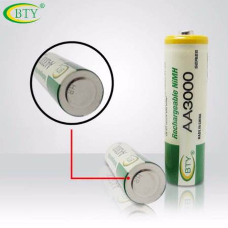 BTY ถ่านชาร์จ AA 3000 mAh NIMH Rechargeable Battery 2 ก้อน 