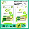 BTY ถ่านชาร์จ AA 3000 mAh NIMH Rechargeable Battery 2 ก้อน  ถ่านชาร์จ AAA 1350 mAh NIMH Rechargeable Battery 2 ก้อน