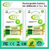 BTY ถ่านชาร์จ AA 3000 mAh NIMH Rechargeable Battery 2 ก้อน X2