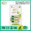 BTY ถ่านชาร์จ AAA 1350 mAh NIMH Rechargeable Battery 4 ก้อน