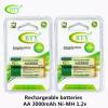 BTY ถ่านชาร์จ AA 3000 mAh NIMH Rechargeable Battery 2 ก้อน x 2 : image BTY ถ่านชาร์จ AA 3000 mAh NIMH Rechargeable Battery 2 ก้อน x 2
