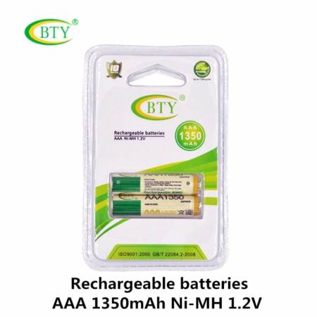 ตอนนี้กำลังลดราคาสุดๆ BTY ถ่านชาร์จ AAA 1350 mAh NIMH Rechargeable Battery 2
ก้อน ดูส่วนลดแรง