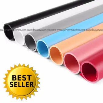 รีวิว Buyanyway PVC พื้นหลัง ถ่ายภาพสุดคุ้ม 7 สี ขนาด 70*140 CM 7 แผ่น pantip