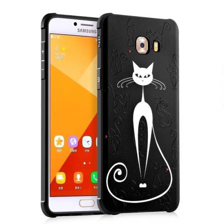 BYT Silicon Debossed สำหรับซัมซุงกาแล็คซี่ C9 Pro - INTL