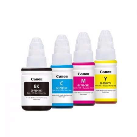 Canon หมึกแท้ GI-790 Ink Original No Box (สี BK,C,Y,M) for G1000, G2000, G3000, G4000  