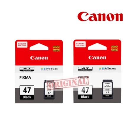 CANON PG-47 BLACK + PG-47 2 ชิ้น สีดำ ของแท้Canon E400/ E410/E417/E460/E470/E477/E480 CANON PG-47 BLACK + PG-47 2 ชิ้น สีดำ ของแท้Canon E400/ E410/E417/E460/E470/E477/E480