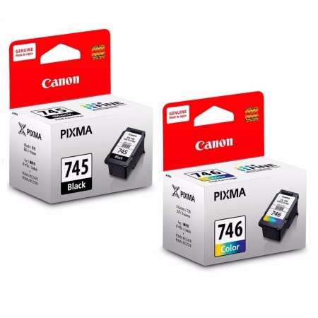 Canon PG-745BK+CL746CO Ink Cartridge (Black+Color) Canon PG-745BK+CL746CO Ink Cartridge (Black+Color)