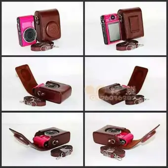 Casio bag for ZR รุ่น kitty แนวตั้ง สีน้ำตาลเข้ม พันทิป