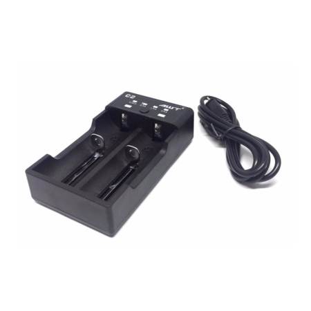 ชุดชาร์จ AWT พร้อมถ่านชาร์จ Panasonic 18650 3400 mAh 2 ก้อน ของแท้