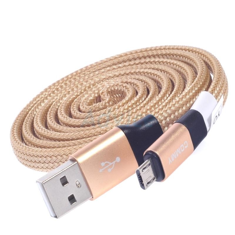 COMMY Cable USB To Micro USB (1M,DC227)  สายเคเบิ้ล Gold