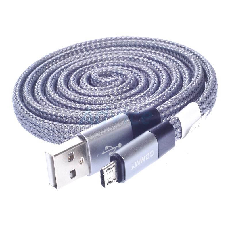 COMMY Cable USB To Micro USB (1M,DC227)  สายเคเบิ้ล Grey