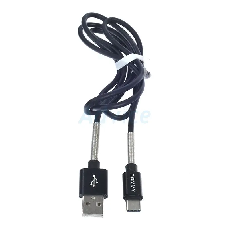COMMY Cable USB To Type-C (1M,DC225) สายชาร์จ Black