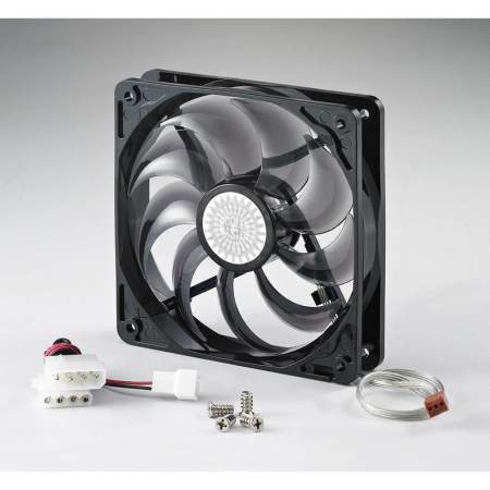 Cooler Master SickleFlow 120 - Sleeve Bearing 120mm Red LED Silent Fan for Computer Cases, CPU Coolers, and Radiators- 1 YEAR (BY STREK)