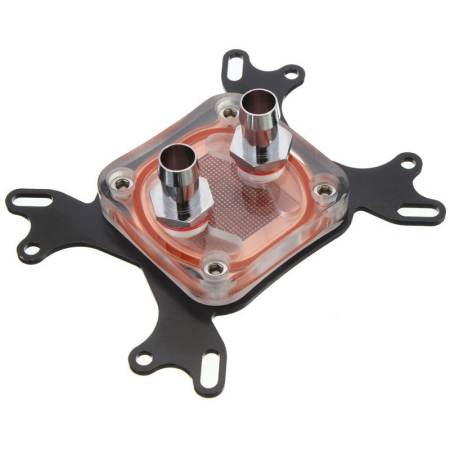 CPU Water Cooling Block Waterblock 50mm Copper Base Cool Inner Channel US - intl