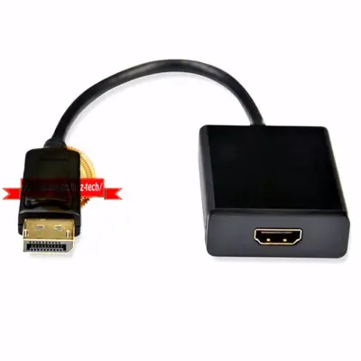 Display Port DP Male to HDMI Female Converter for HDTV