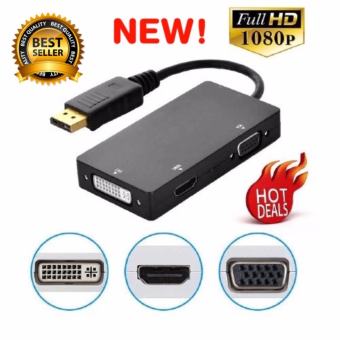 displayport dp to hdmi vga dvi 3in1 converter cable