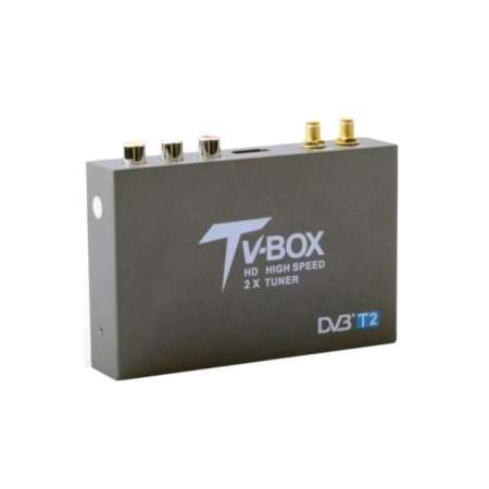 DVB-T2 กล่องรับสัญญาณ TV Digital ติดรถยนต TV DVB - T2 HD สองเสาสัญญาณ 