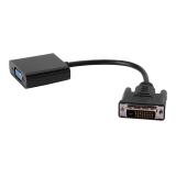DVI 24 + 1 Pin Male to VGA 15 Pin Female Cable Adapter Converter  