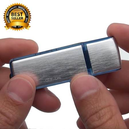 เครื่องบันทึกเสียง เครื่องอัดเสียง USB 8GB (สีเงิน)