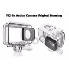 TECHGADGET เคสกันน้ำแท้ Yi2 Yi4k Original Genuine Waterproof Housing Protective Case Action Camera 40 meter depth