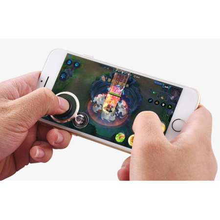 Elite Aluminium Mini Joystick มือถือ พร้อมผ้ากันรอยขีดข่วน รุ่นล่าสุด ( ROV ) 1 คู่  