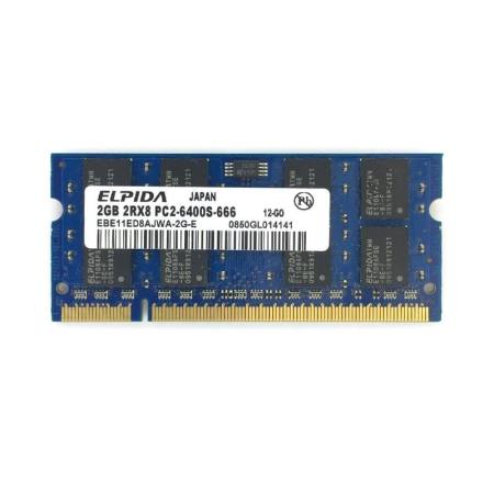 ELPIDA DDR2 2GB 800mhz pc2-6400 so-dimm memory ram laptop memoria notebook​ - intl