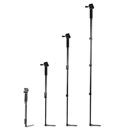Extendable Meking 70 ST-106 ขาตั้งอะลูมิเนียมสามขาสำหรับนิ้ว Camera Nikon Canon DSLR
