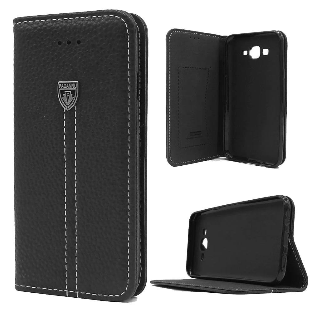 FADANNU เคส Samsung Galaxy J7 2015 / J7 / J700 รุ่น Fancy Series ชนิด แบบเปิดปิด แบบมีเข็มขัด แบบ TPU